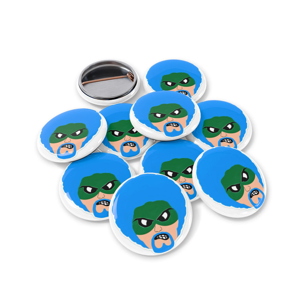 Green Wave Man pins