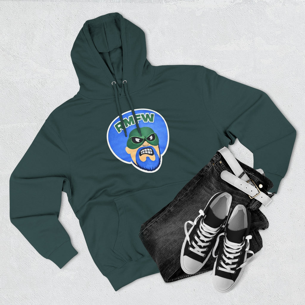 Green Wave Man Hoodie — Superhero Graphic Pullover