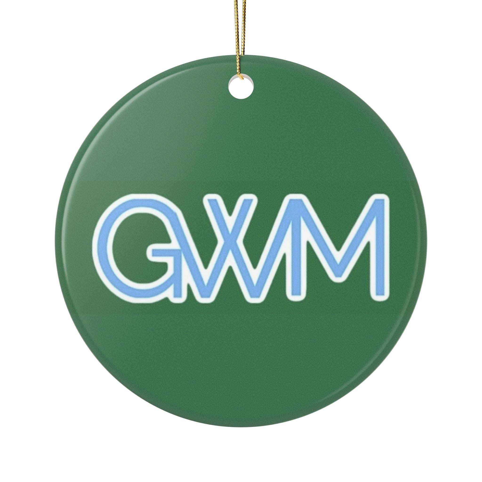 Green Wave Man Ornament