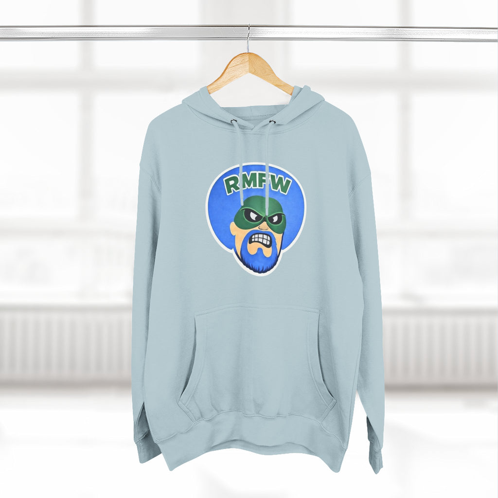 Green Wave Man Hoodie — Superhero Graphic Pullover