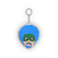 Green Wave Man Custom Mini Plush Keychan
