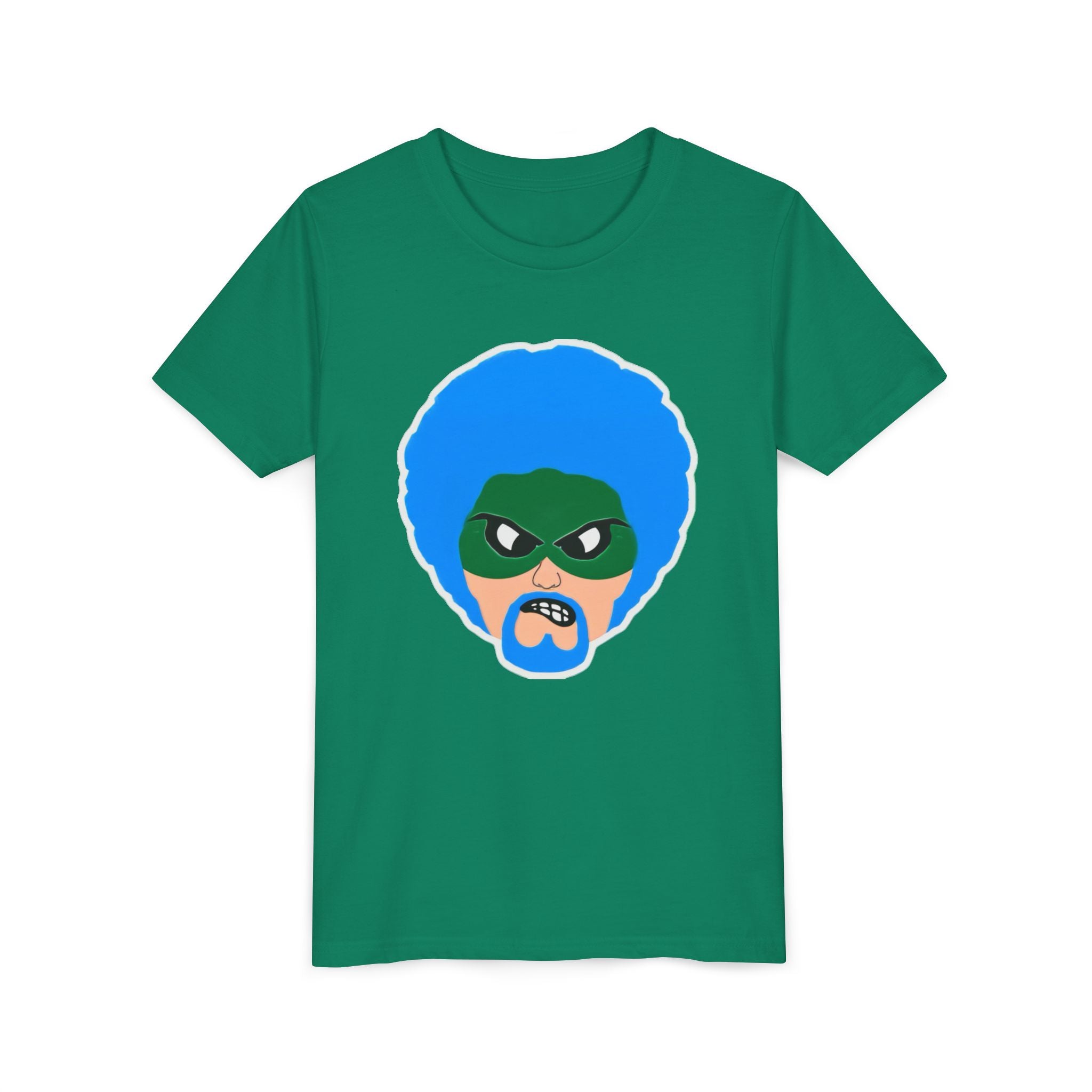 Green Wave Man Youth Tee