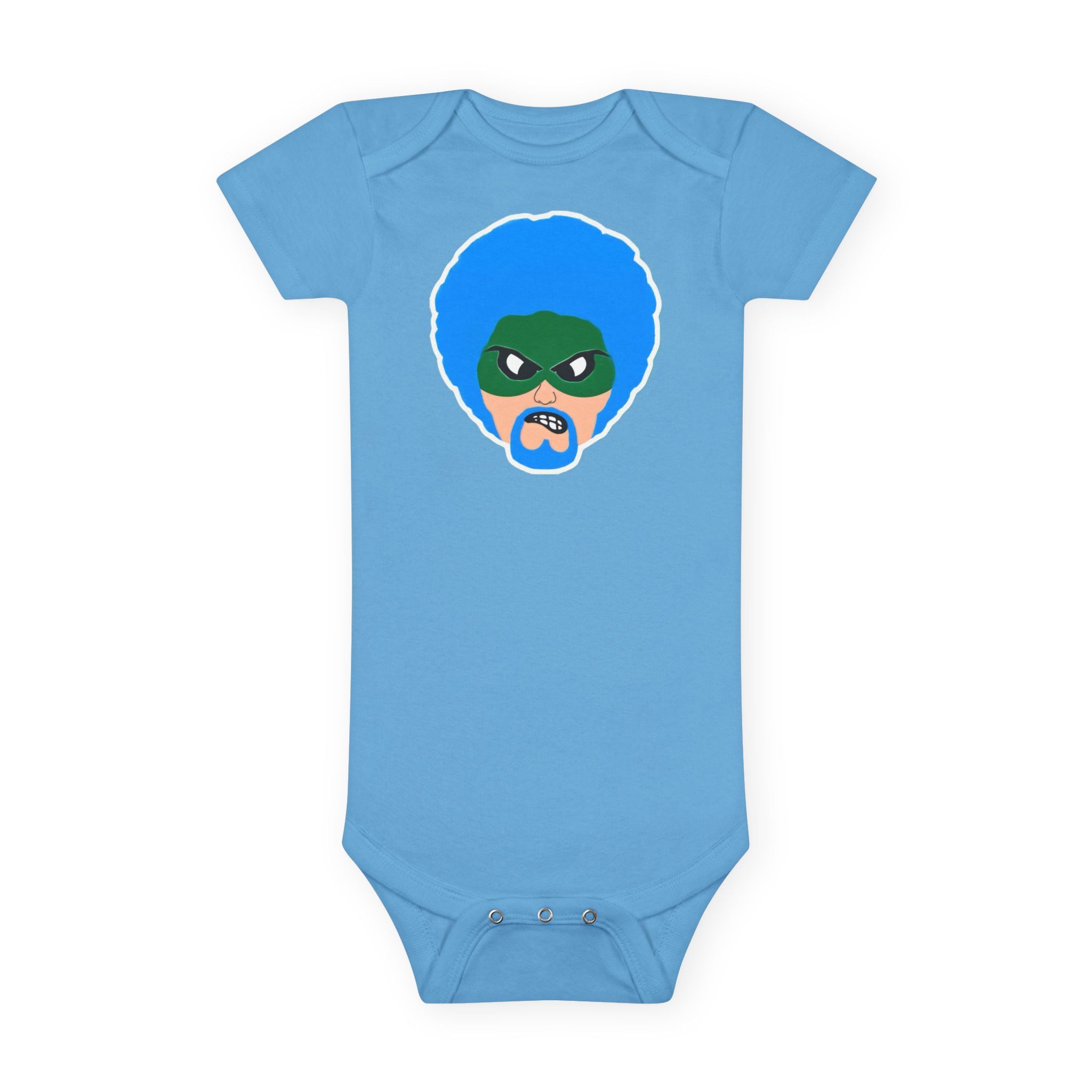 Green Wave Man Baby Onesie –  Infant Bodysuit