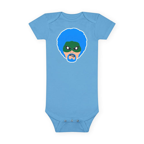 Green Wave Man Baby Onesie –  Infant Bodysuit