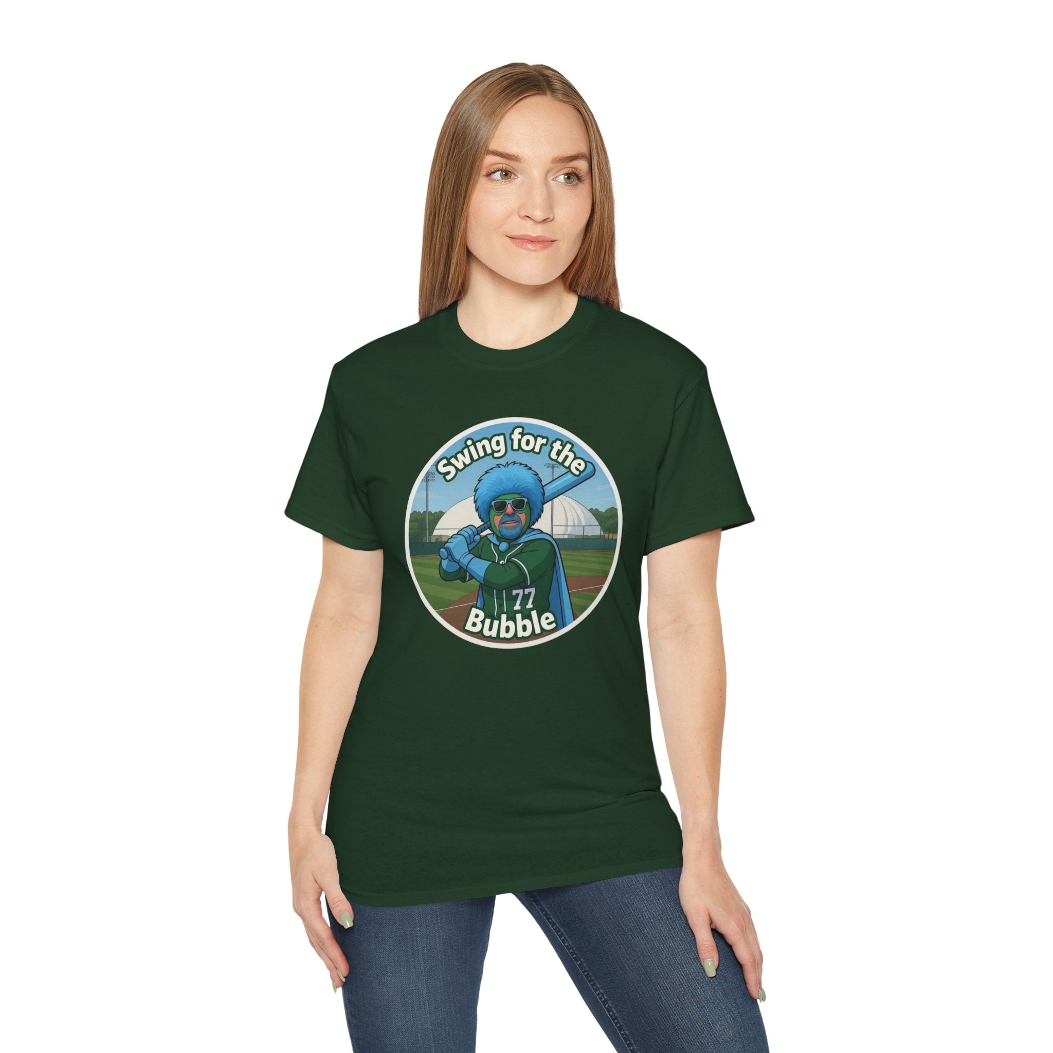 Swing for the Bubble Baseball Women’s Tee