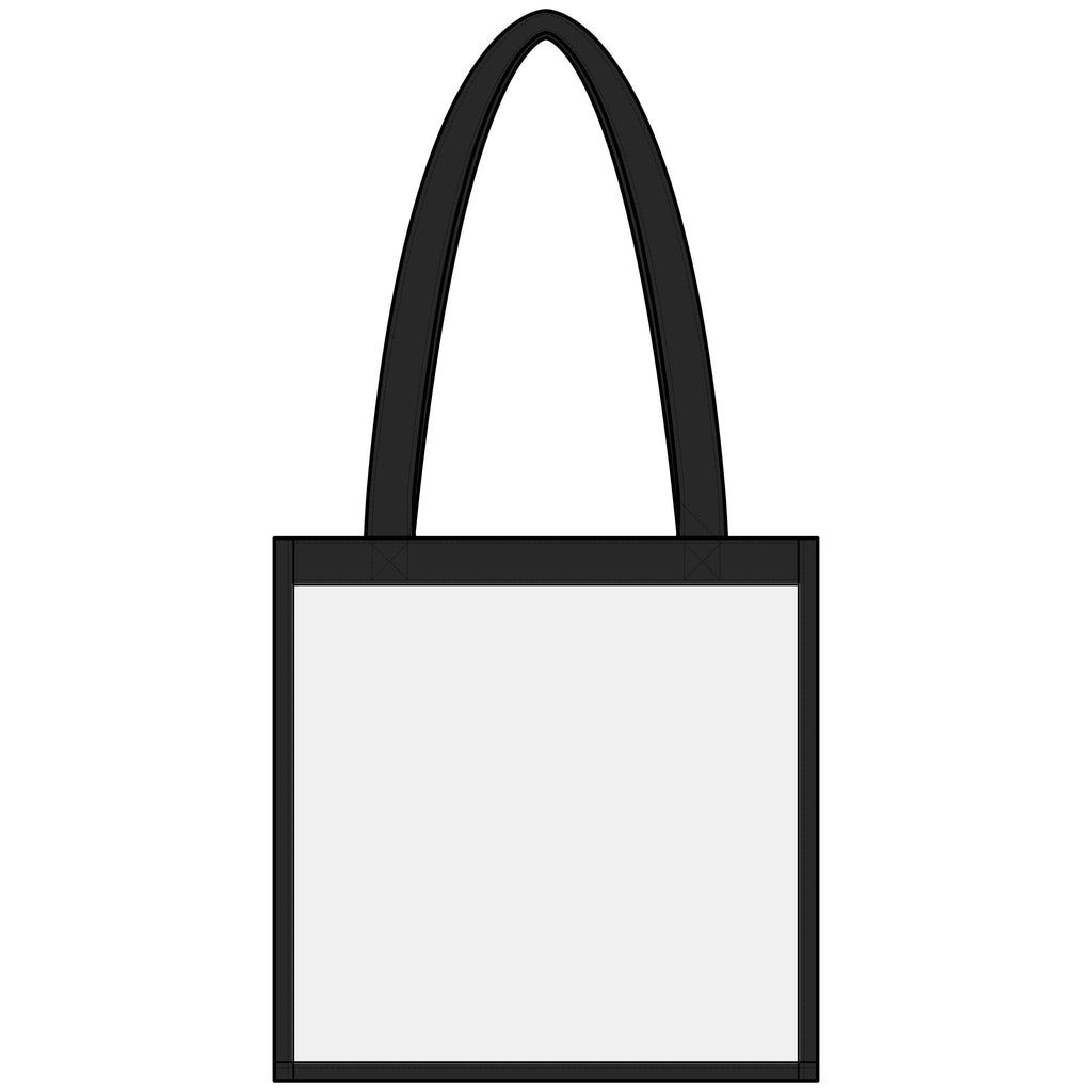Clear Stadium Tote — Green Wave Man Clear Bag for Games & Events