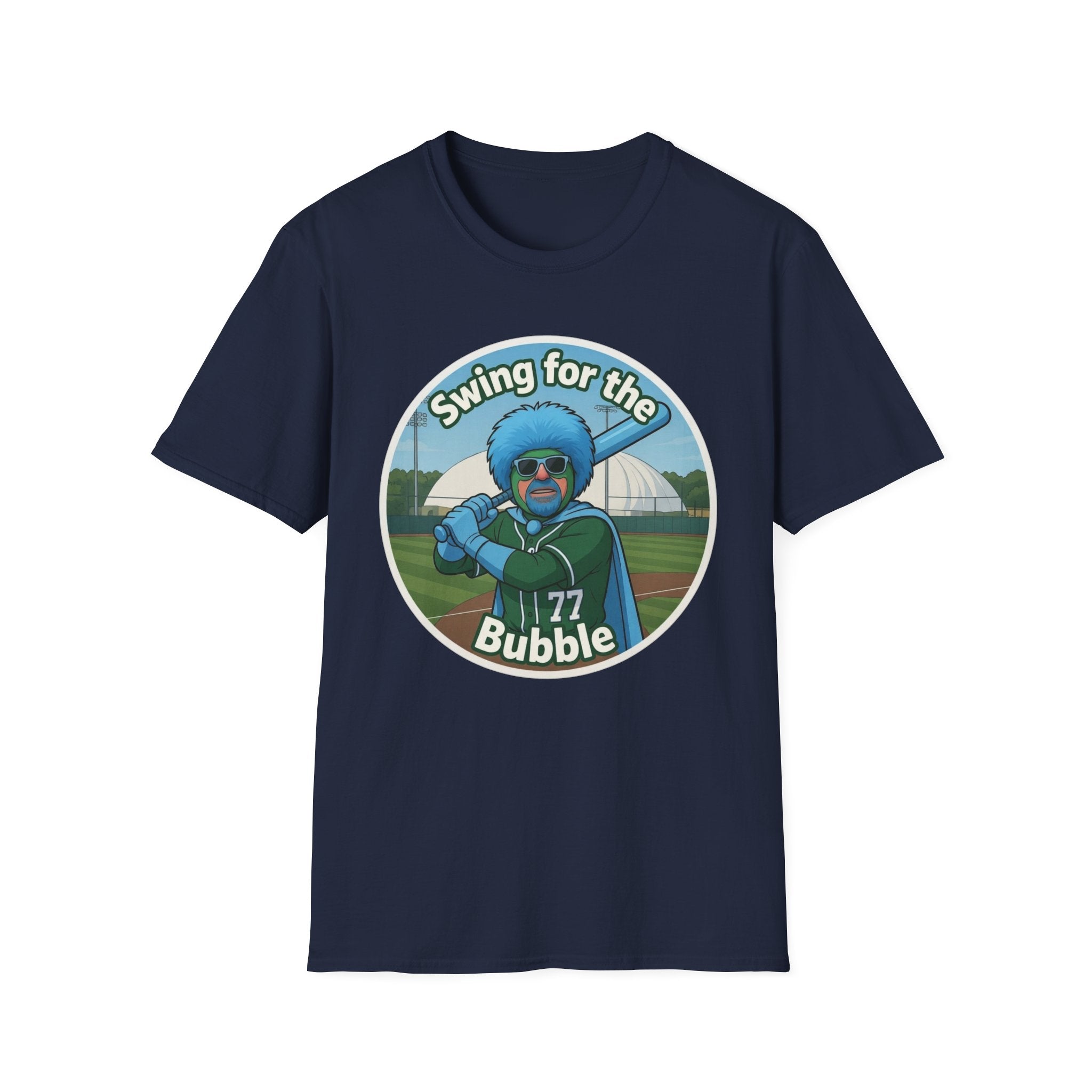 Swing for the Bubble Baseball T shirt