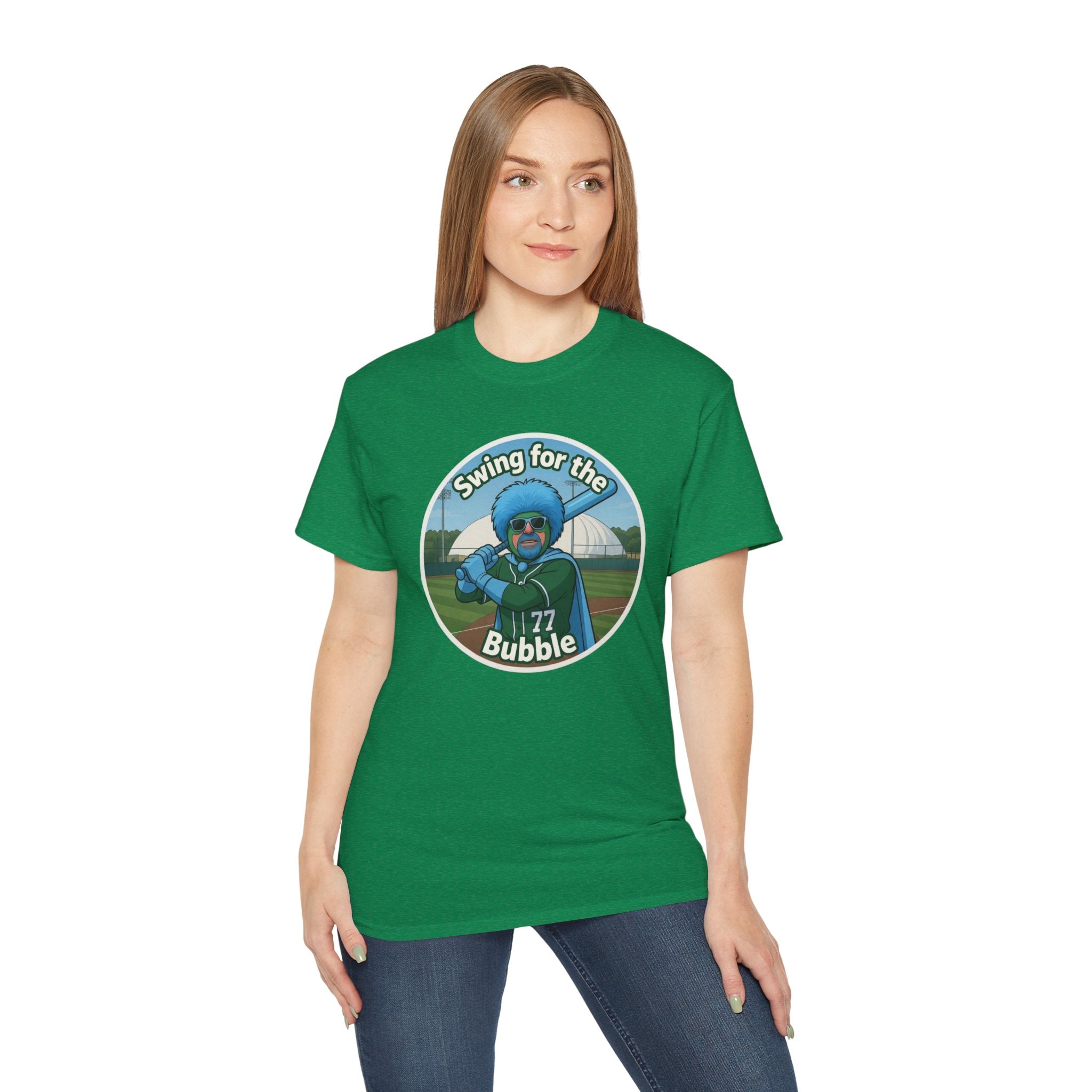Swing for the Bubble Baseball Women’s Tee