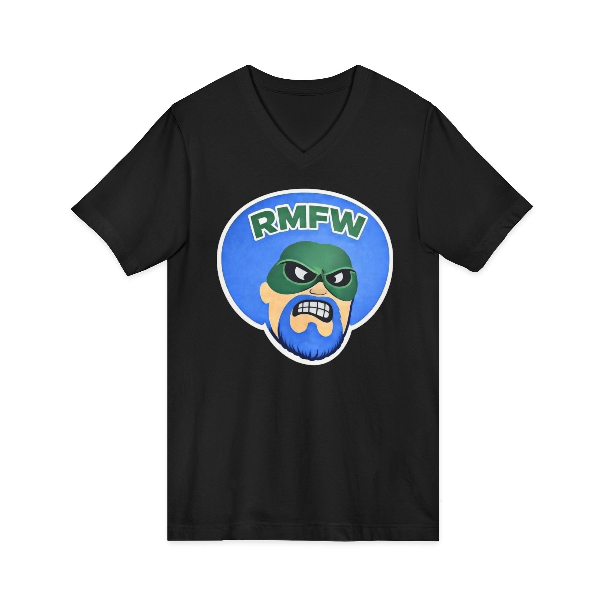 Womens RMFW Angry V-Neck Tee