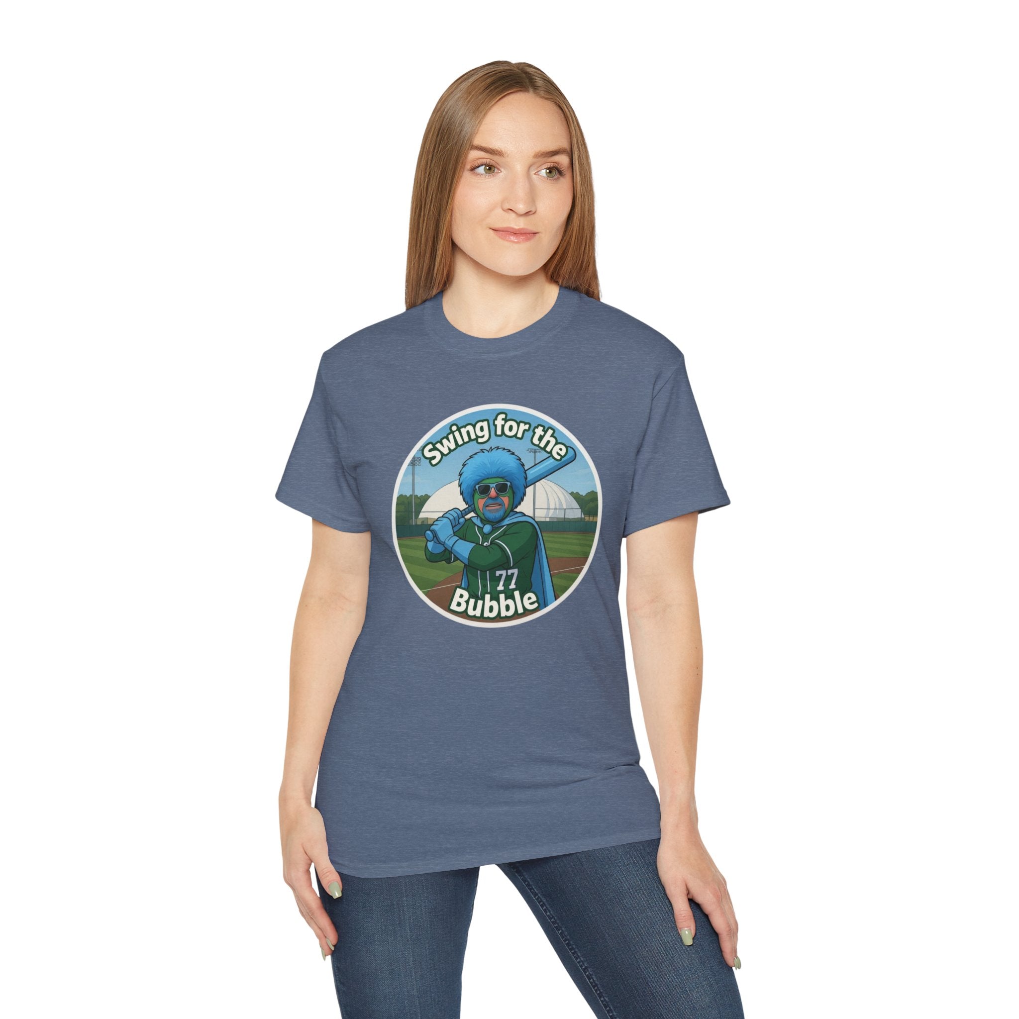Swing for the Bubble Baseball Women’s Tee