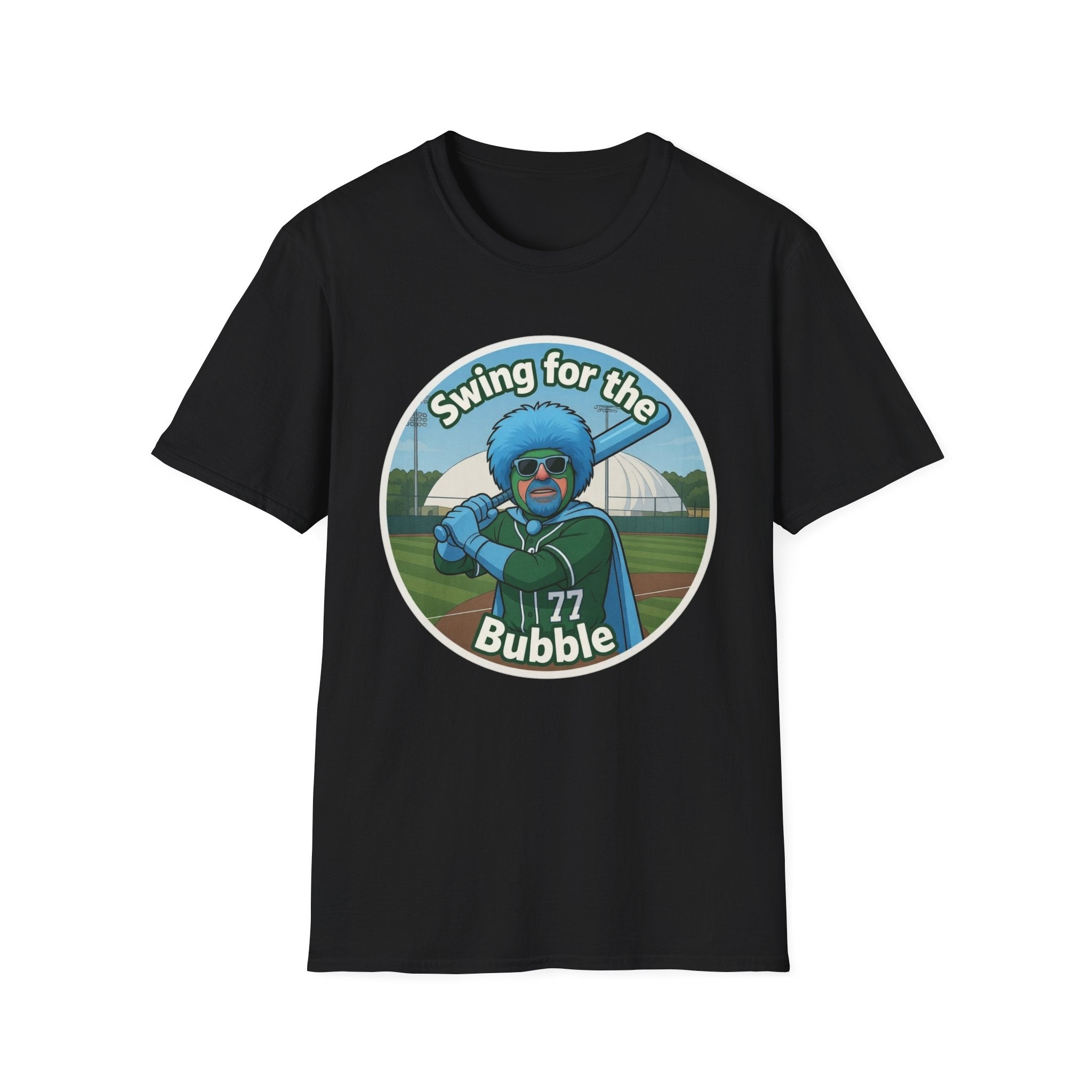 Swing for the Bubble Baseball T shirt