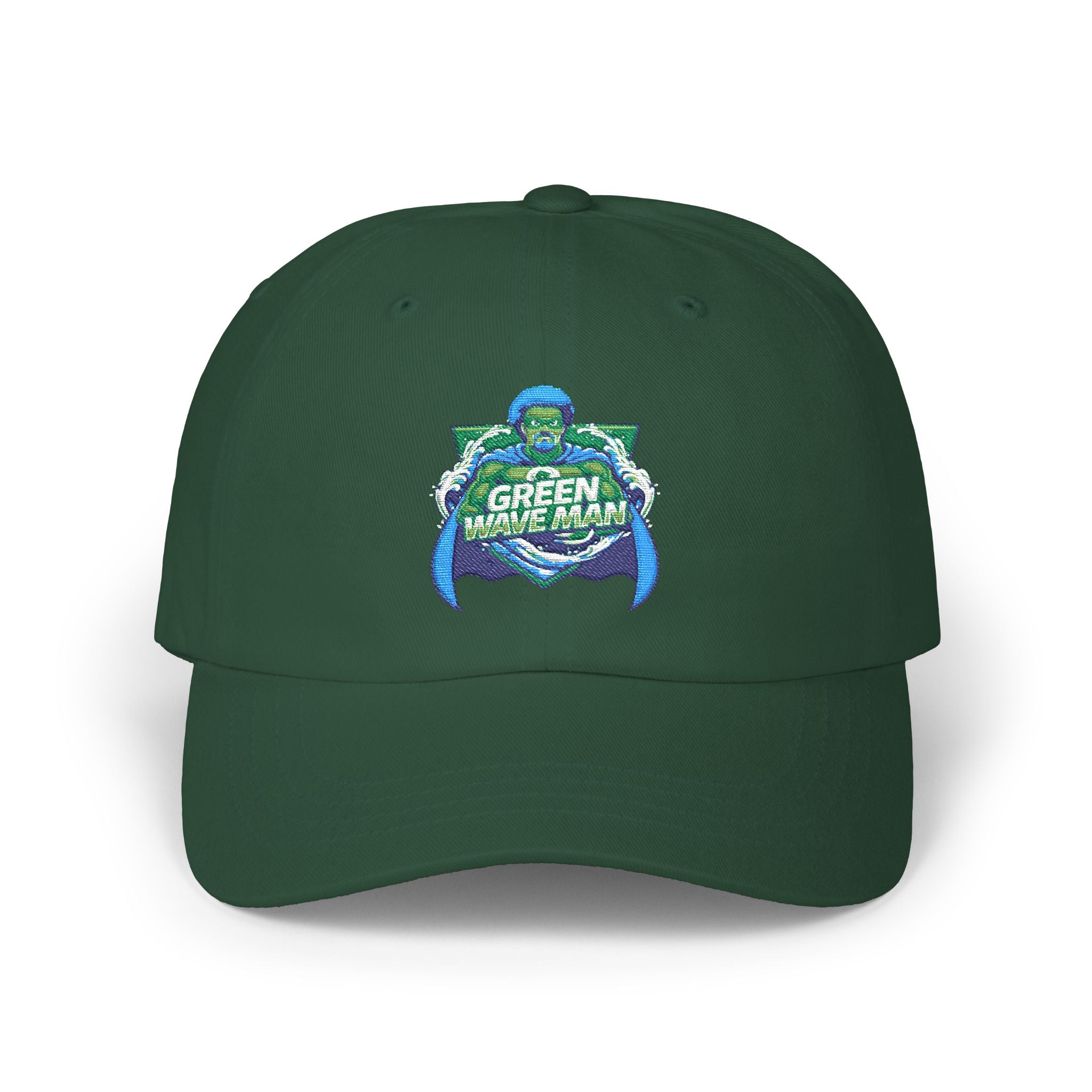Green Wave Man Hat (New logo)