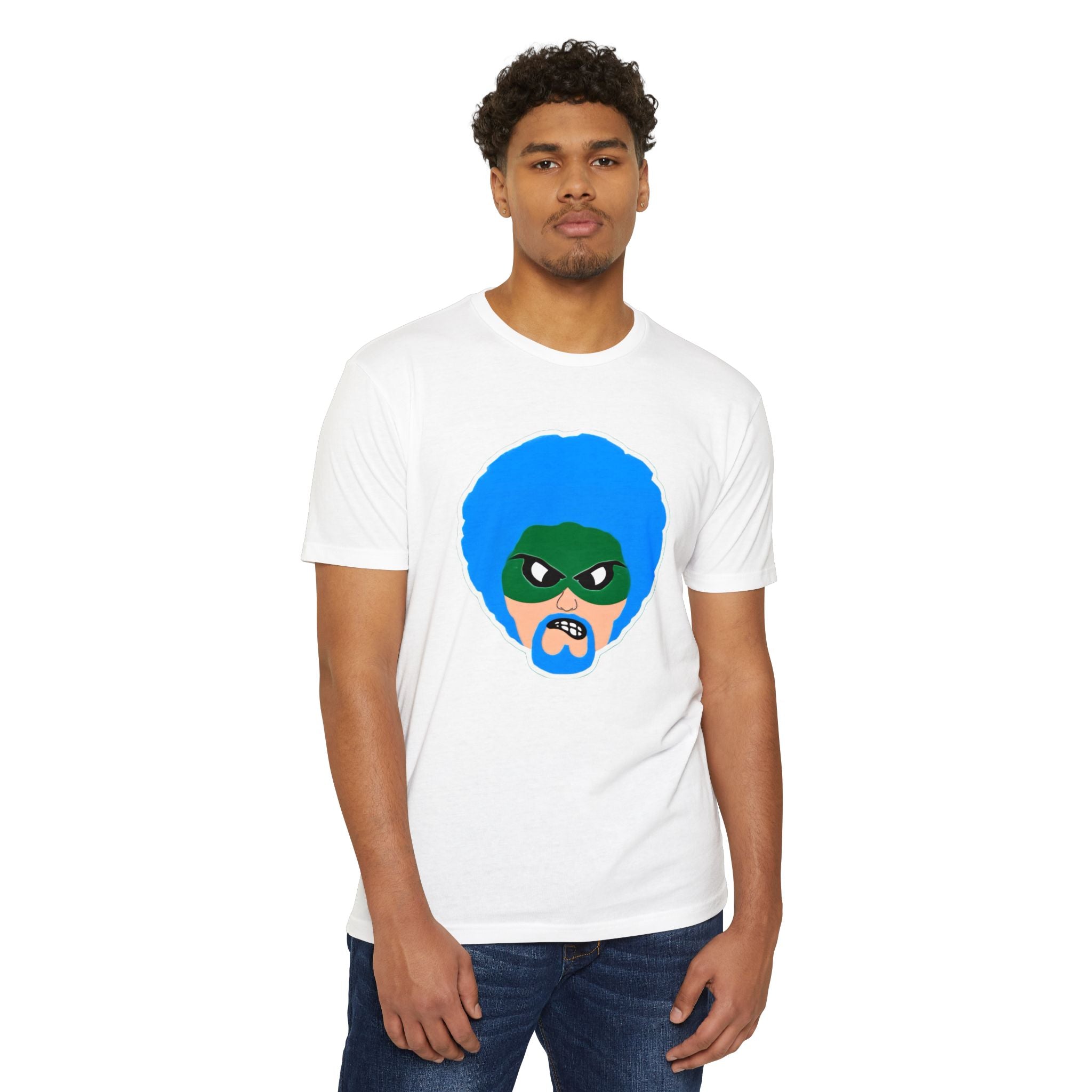 Green Wave Man T shirt Original logo