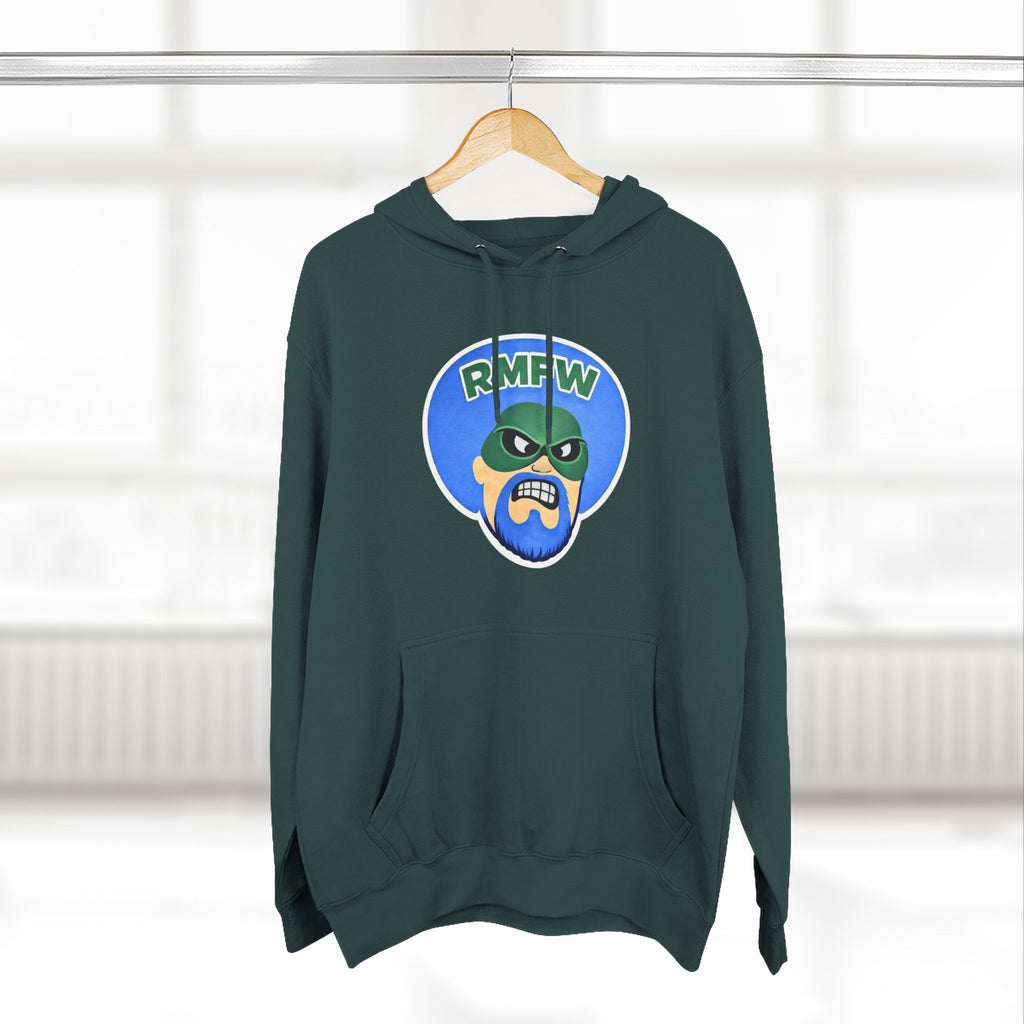Green Wave Man Hoodie — Superhero Graphic Pullover
