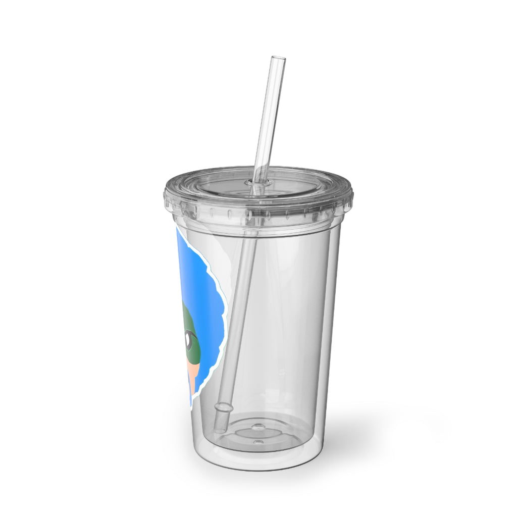 Suave Acrylic Cup - Green Wave Man Tumbler (Original logo)