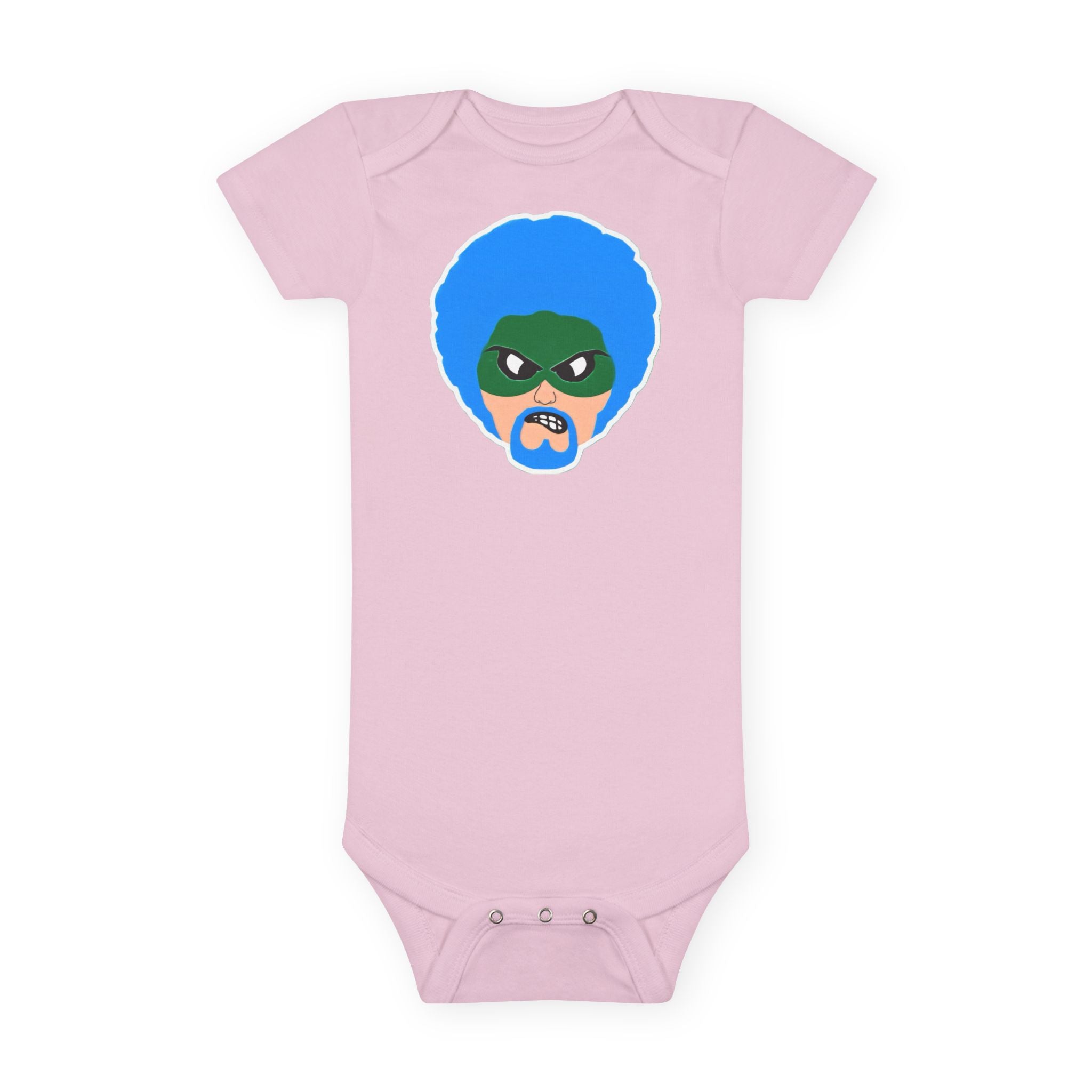 Green Wave Man Baby Onesie –  Infant Bodysuit
