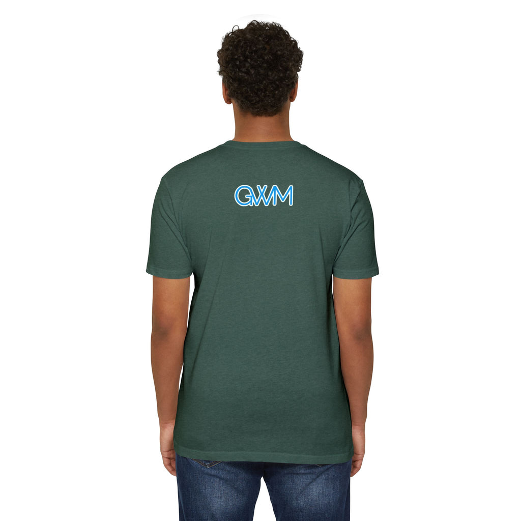 Green Wave Man T shirt Original logo