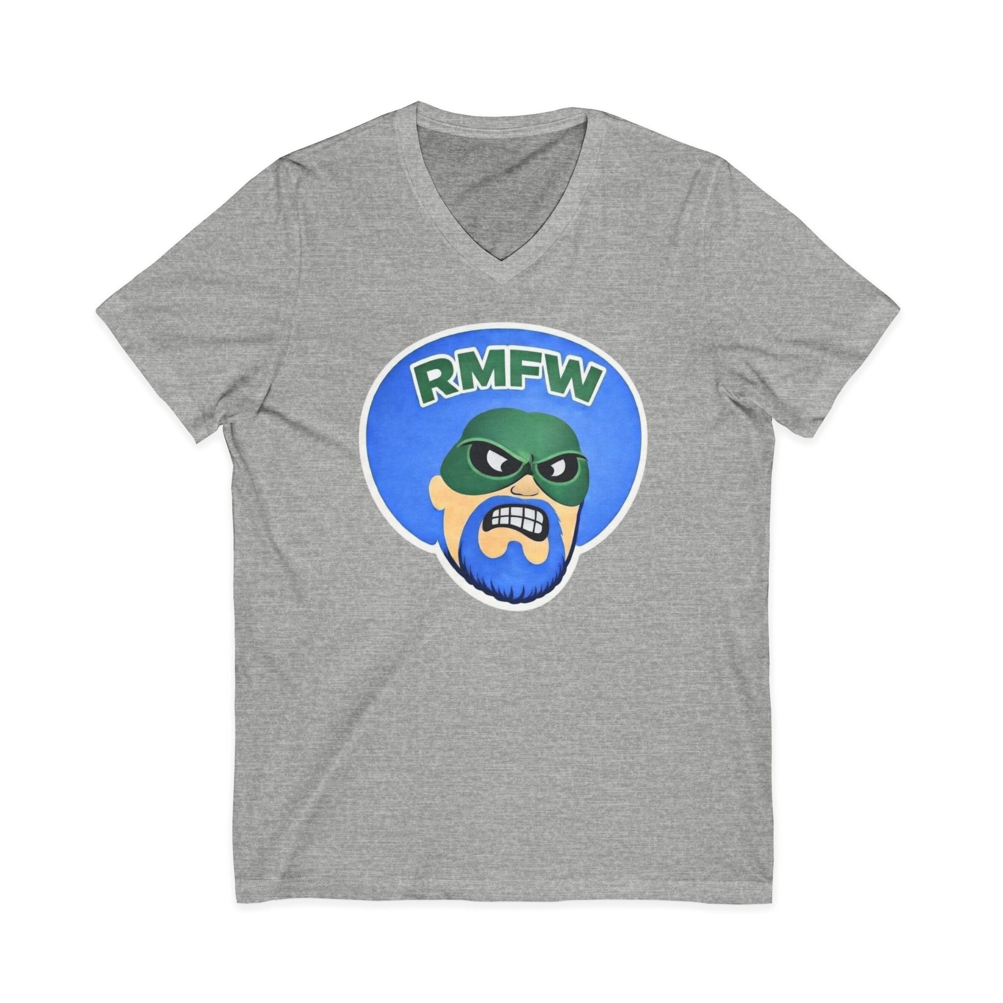 Womens RMFW Angry V-Neck Tee