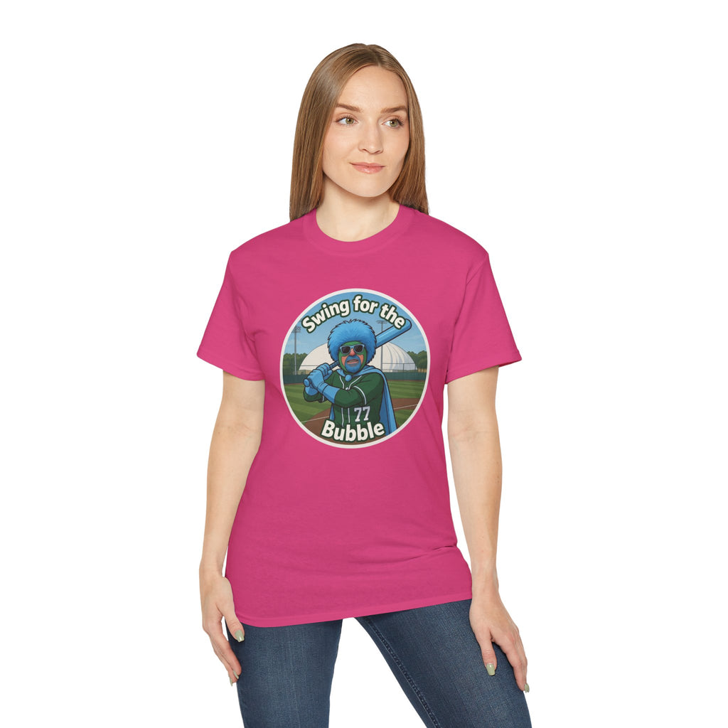 Swing for the Bubble Baseball Women’s Tee