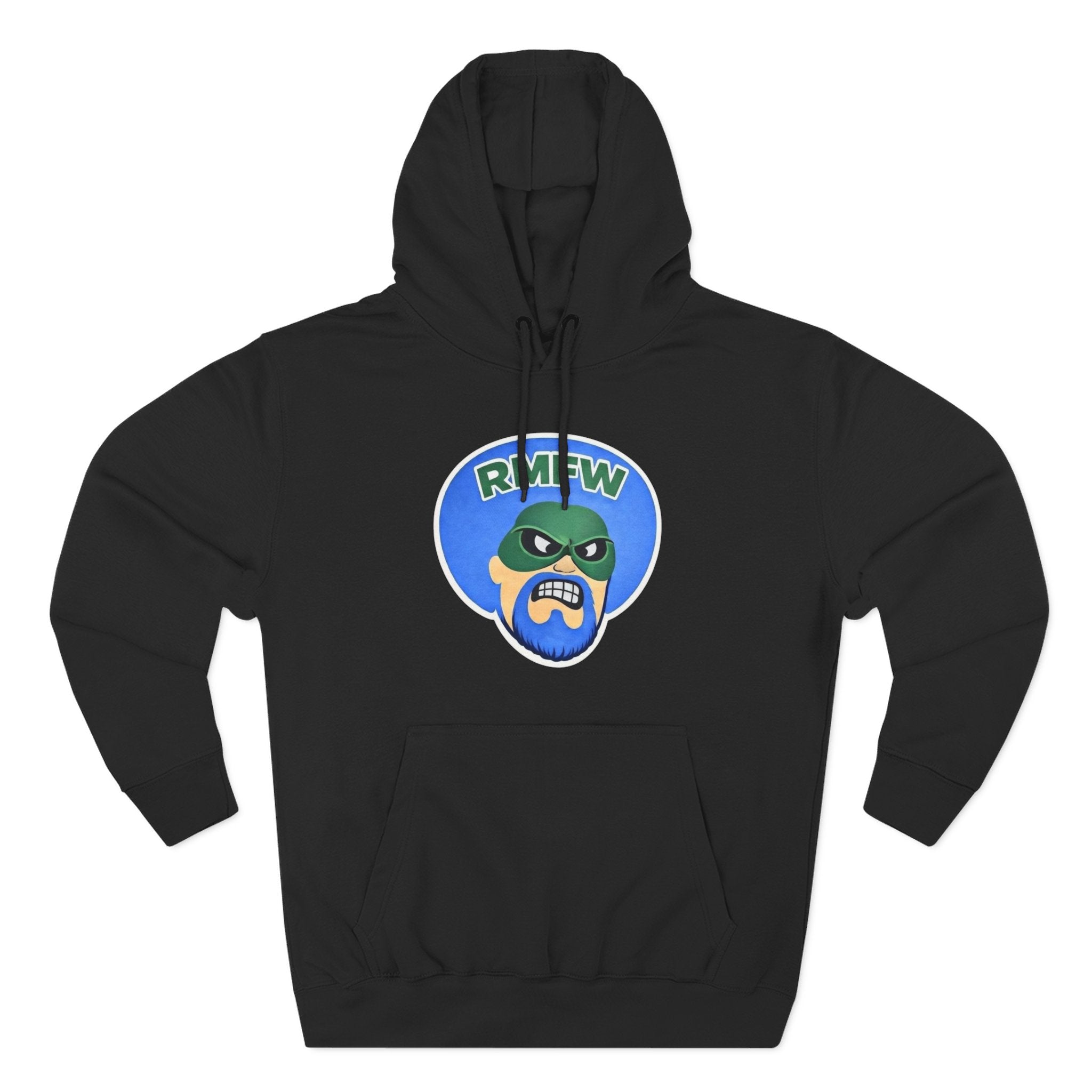 Green Wave Man Hoodie — Superhero Graphic Pullover