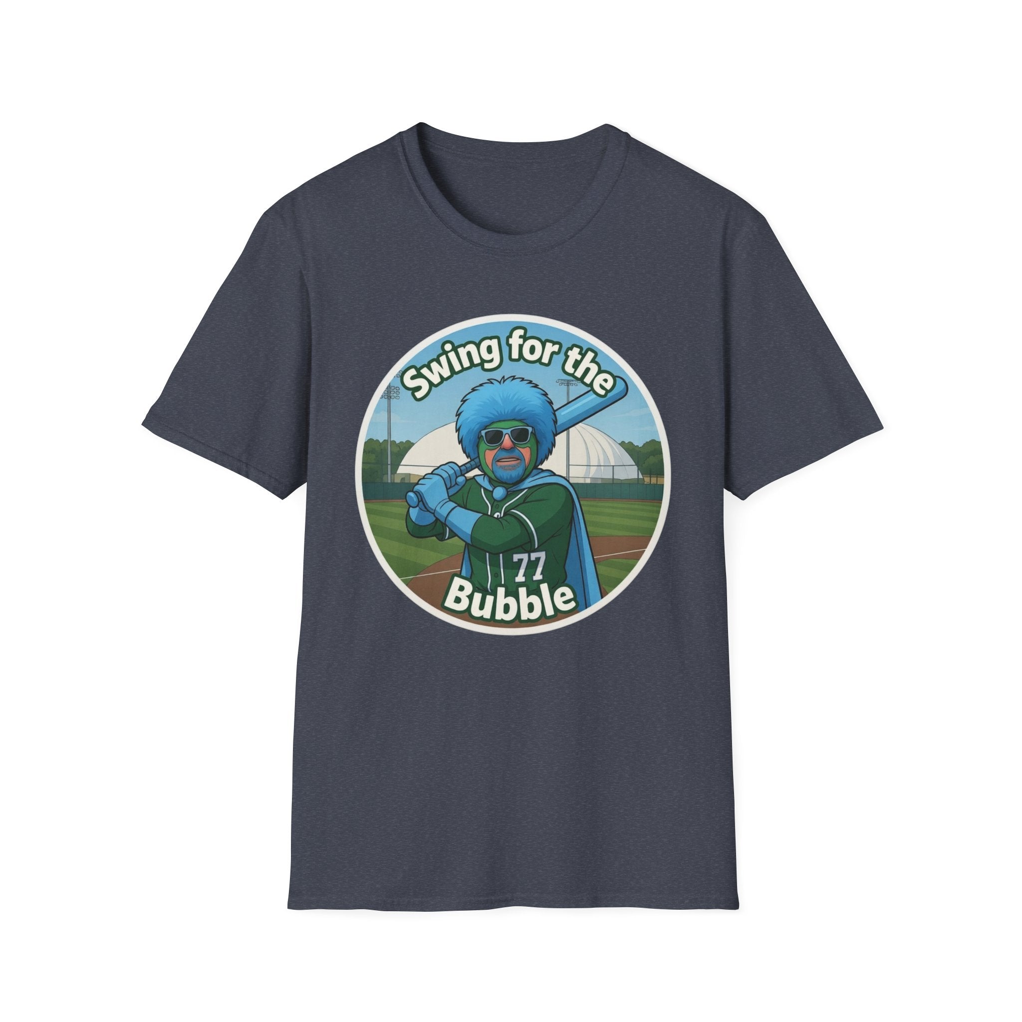 Swing for the Bubble Baseball T shirt
