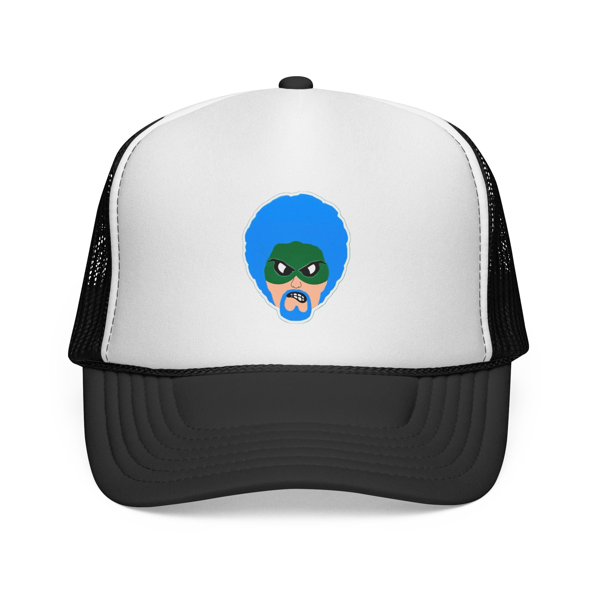 Green Wave Man Trucker Caps