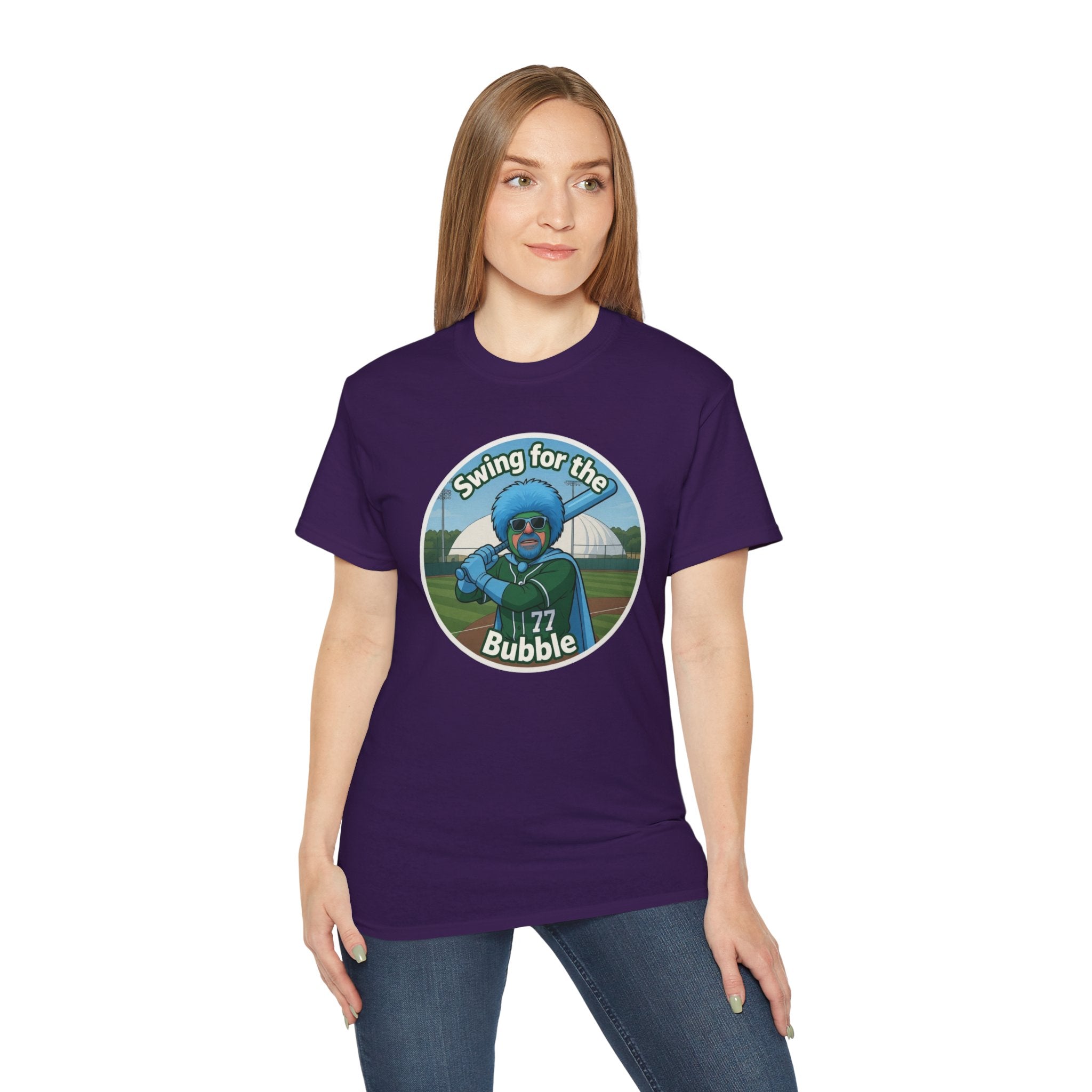 Swing for the Bubble Baseball Women’s Tee