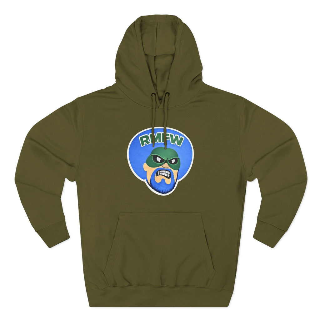 Green Wave Man Hoodie — Superhero Graphic Pullover