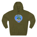 Green Wave Man Hoodie — Superhero Graphic Pullover
