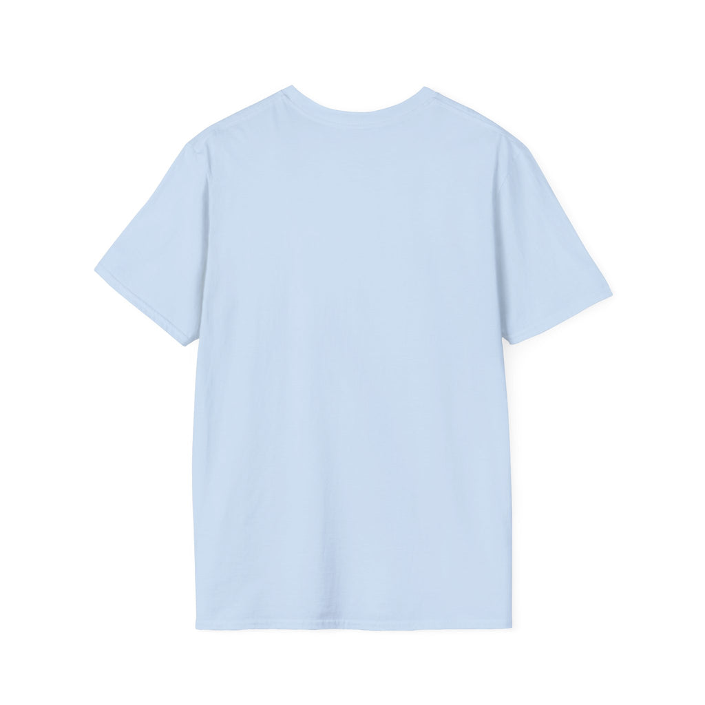 T-Shirt — Green Superhero Character Tee (Blue Afro Cape)