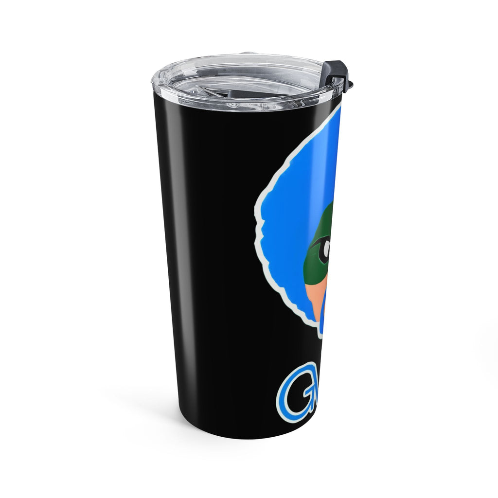 Black Green Wave Man 20oz Insulated Tumbler