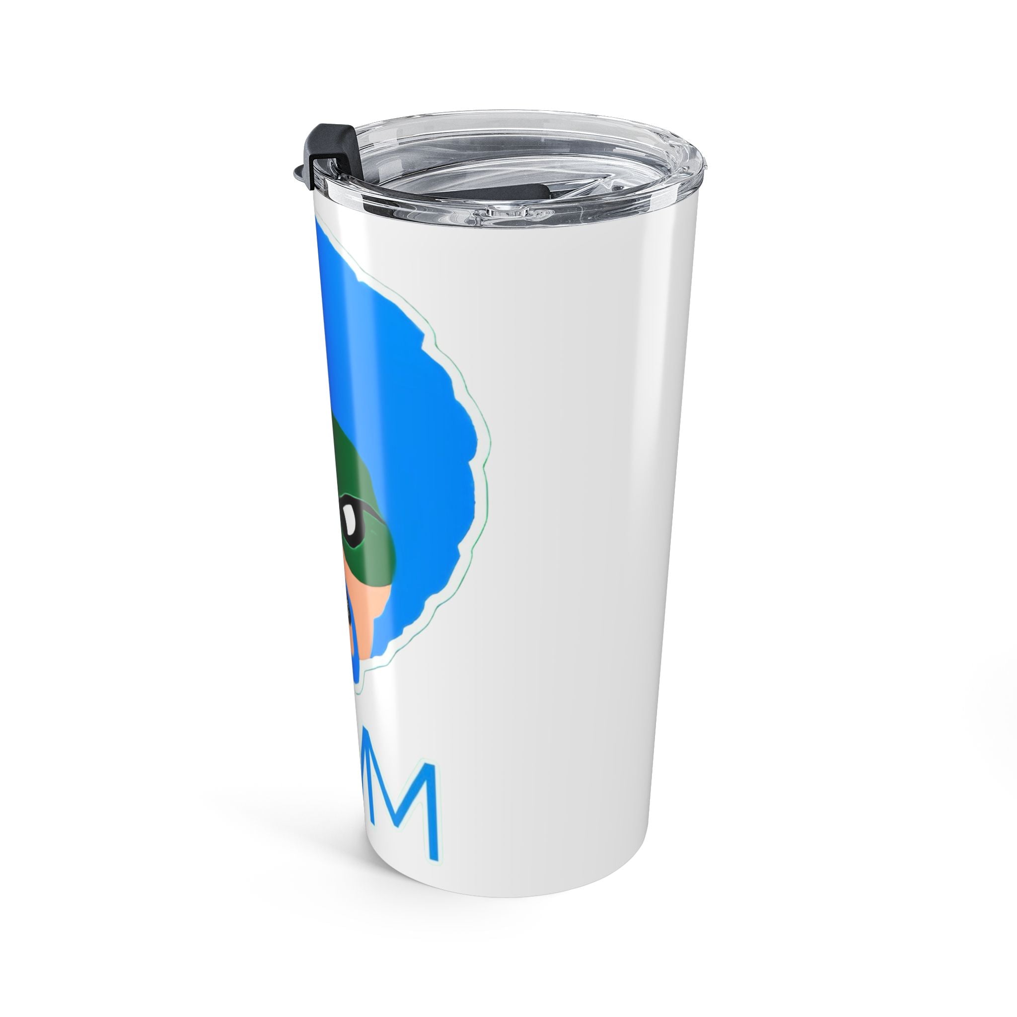 White Green Wave Man 20oz Insulated Tumbler