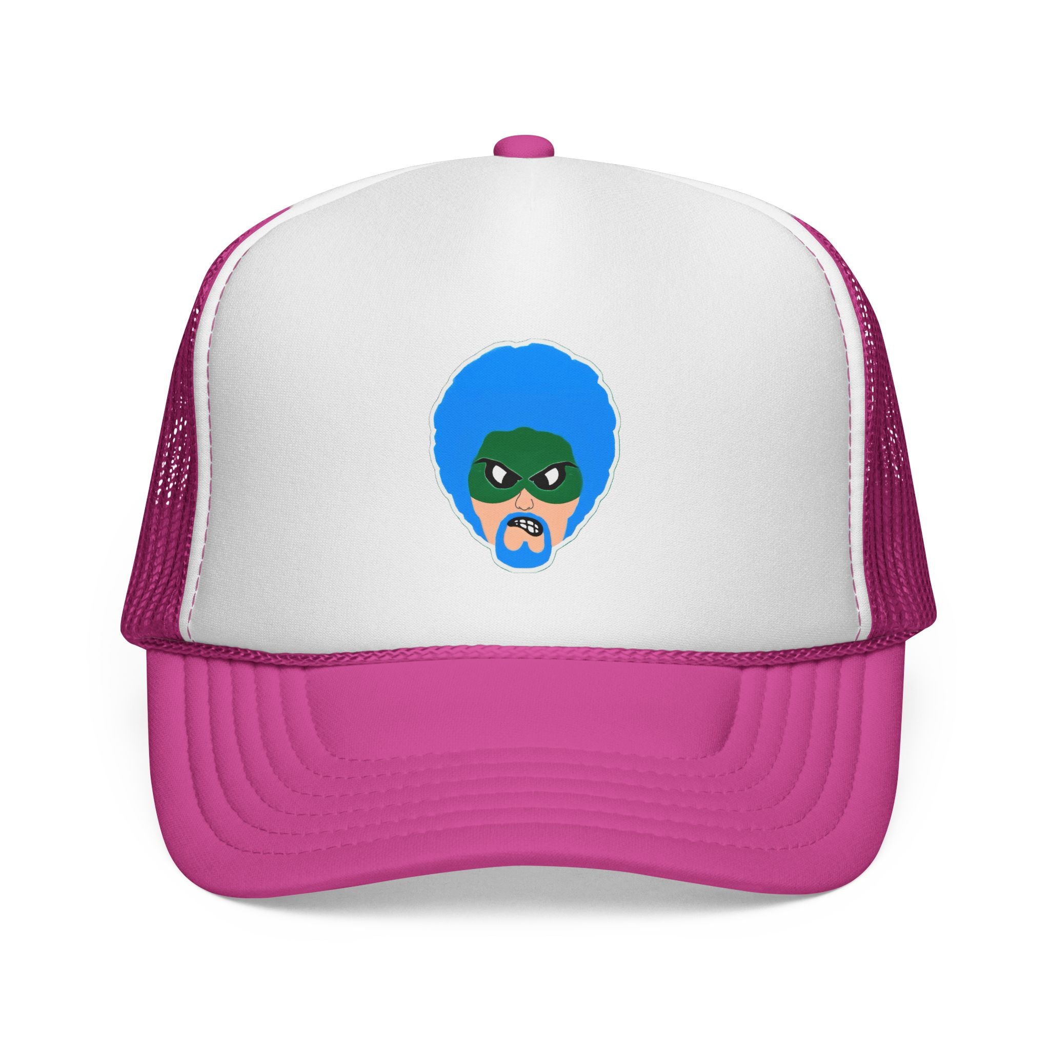 Green Wave Man Trucker Caps