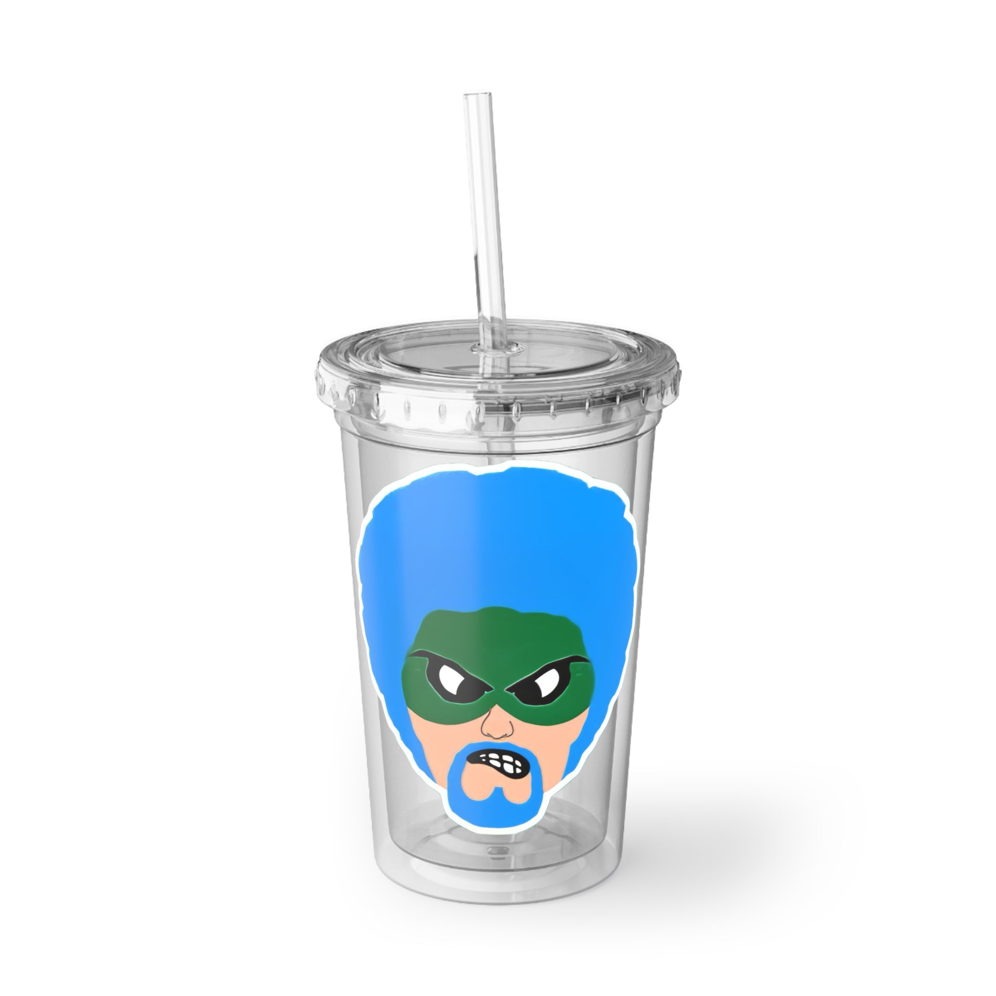 Suave Acrylic Cup - Green Wave Man Tumbler (Original logo)