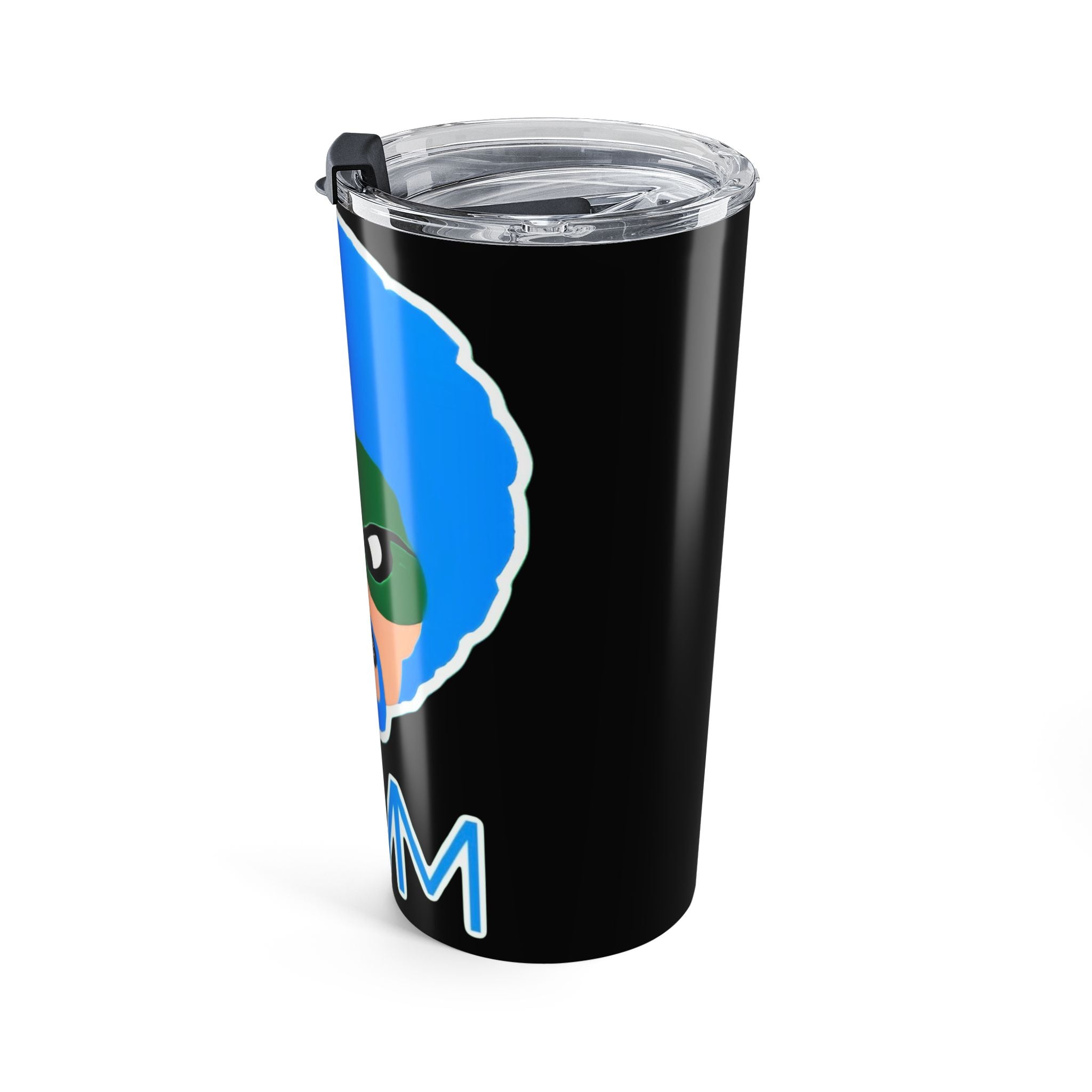 Black Green Wave Man 20oz Insulated Tumbler