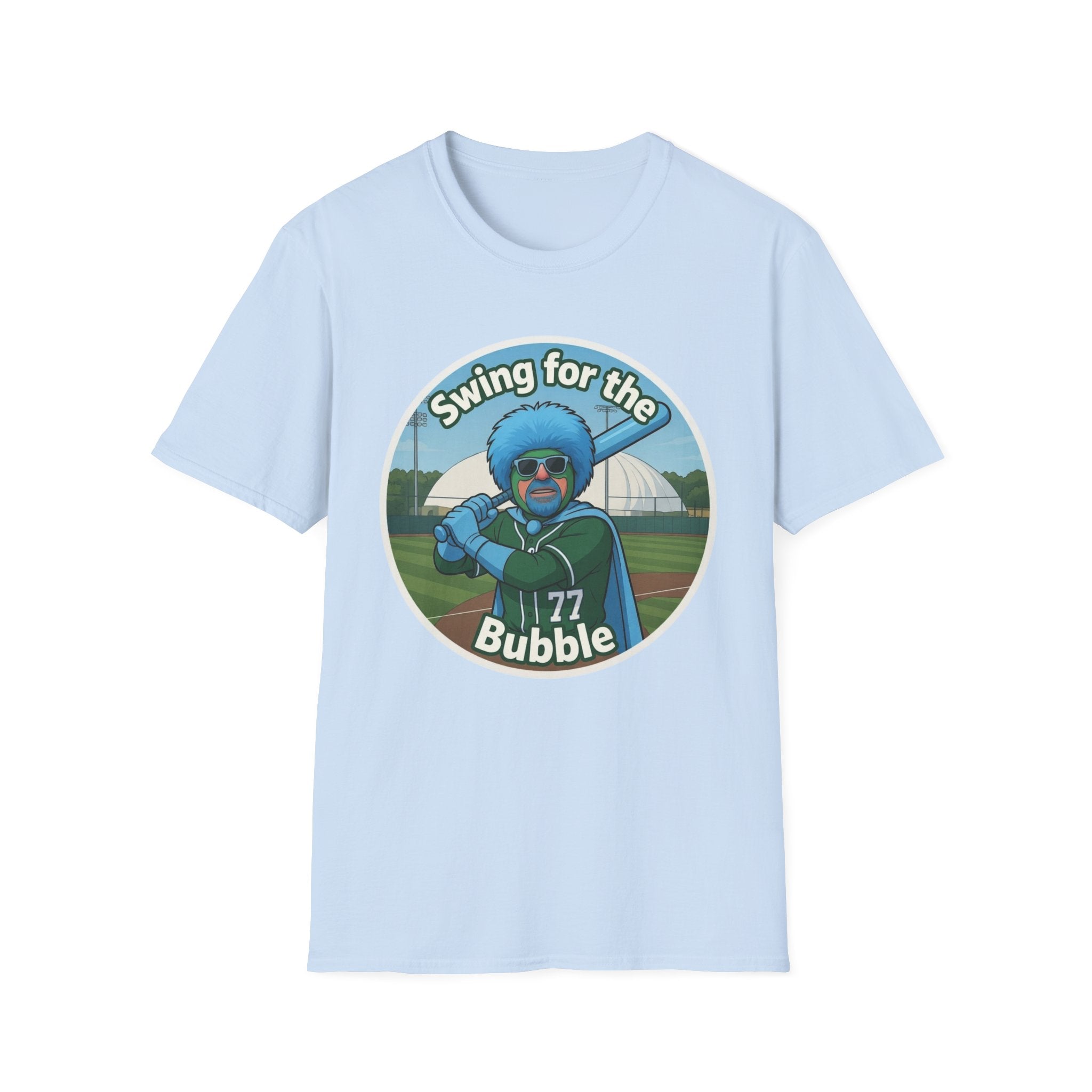 Swing for the Bubble Baseball T shirt