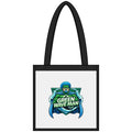 Clear Stadium Tote — Green Wave Man Clear Bag for Games & Events