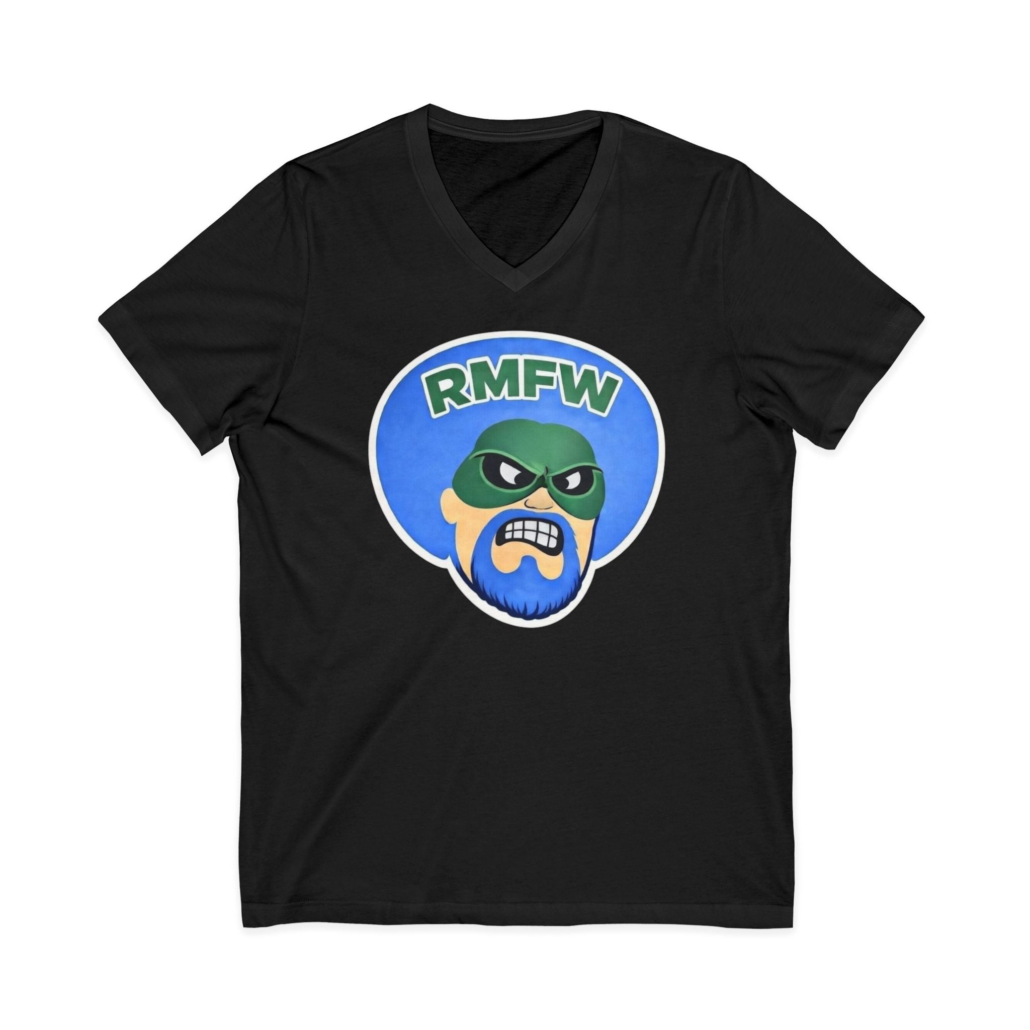 Womens RMFW Angry V-Neck Tee