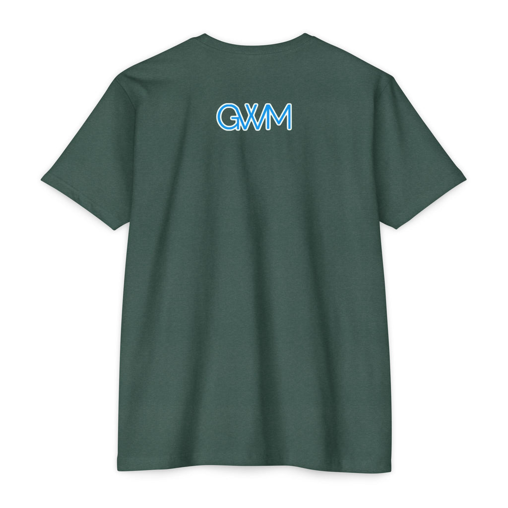 Green Wave Man T shirt Original logo