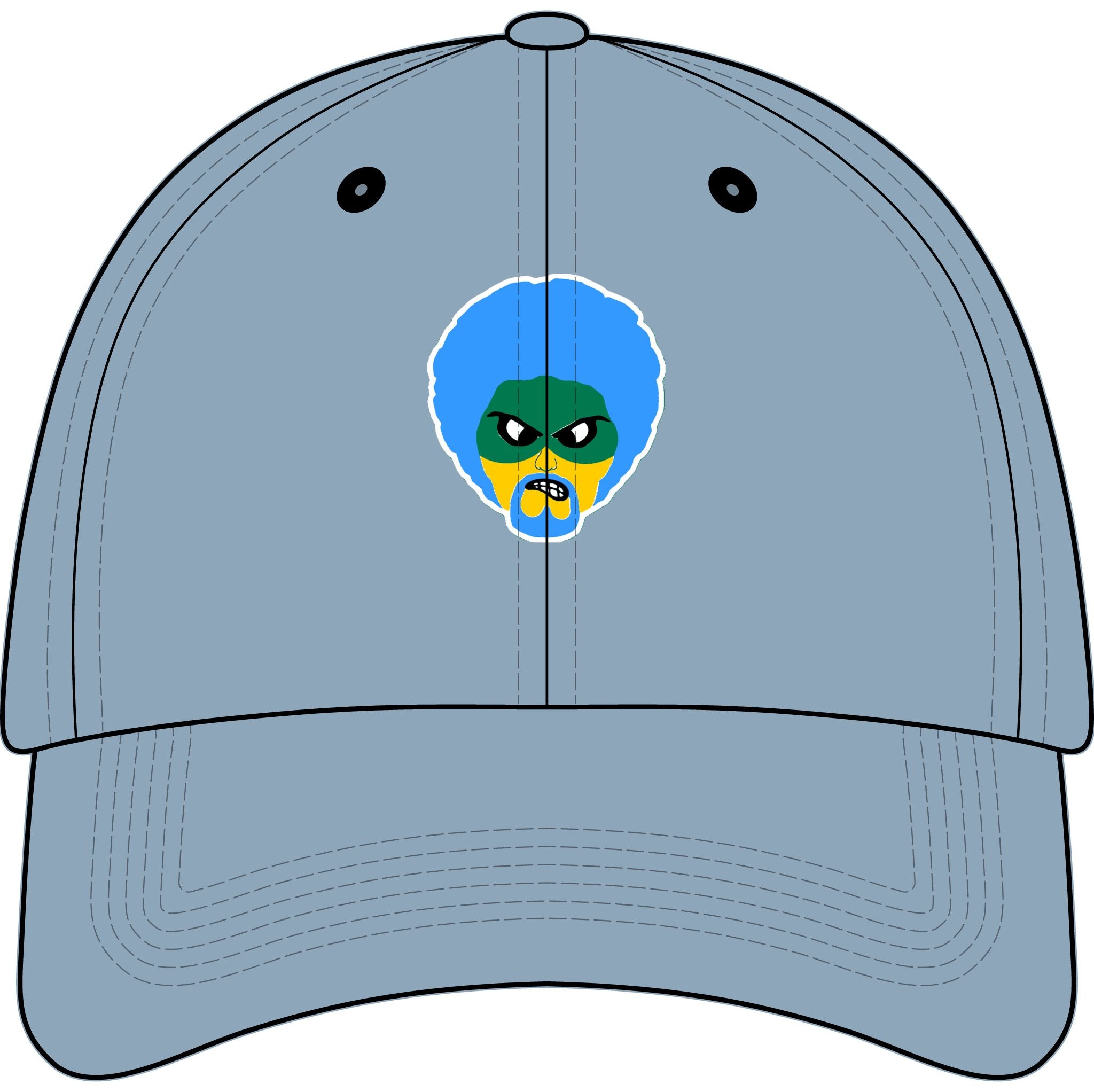 Green Wave Man Youth Baseball Cap (original logo)