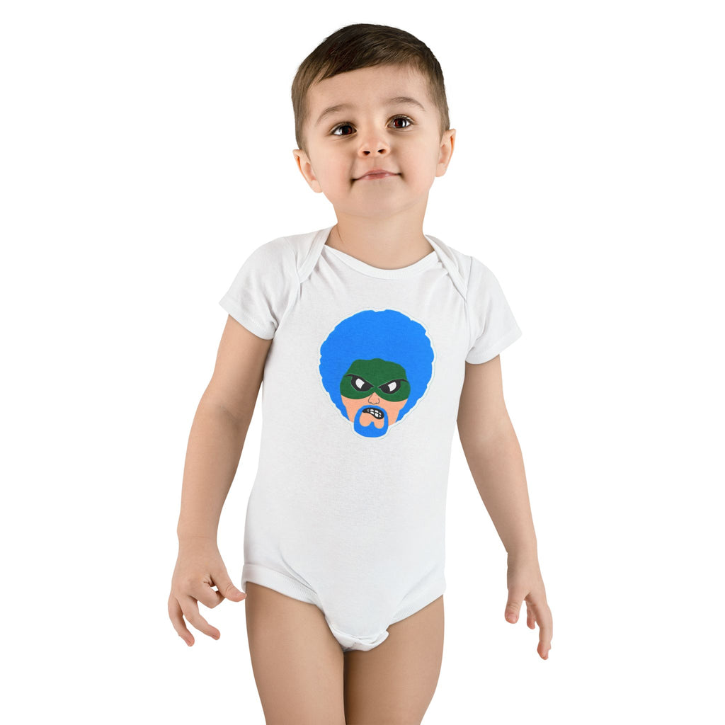 Green Wave Man Baby Onesie –  Infant Bodysuit