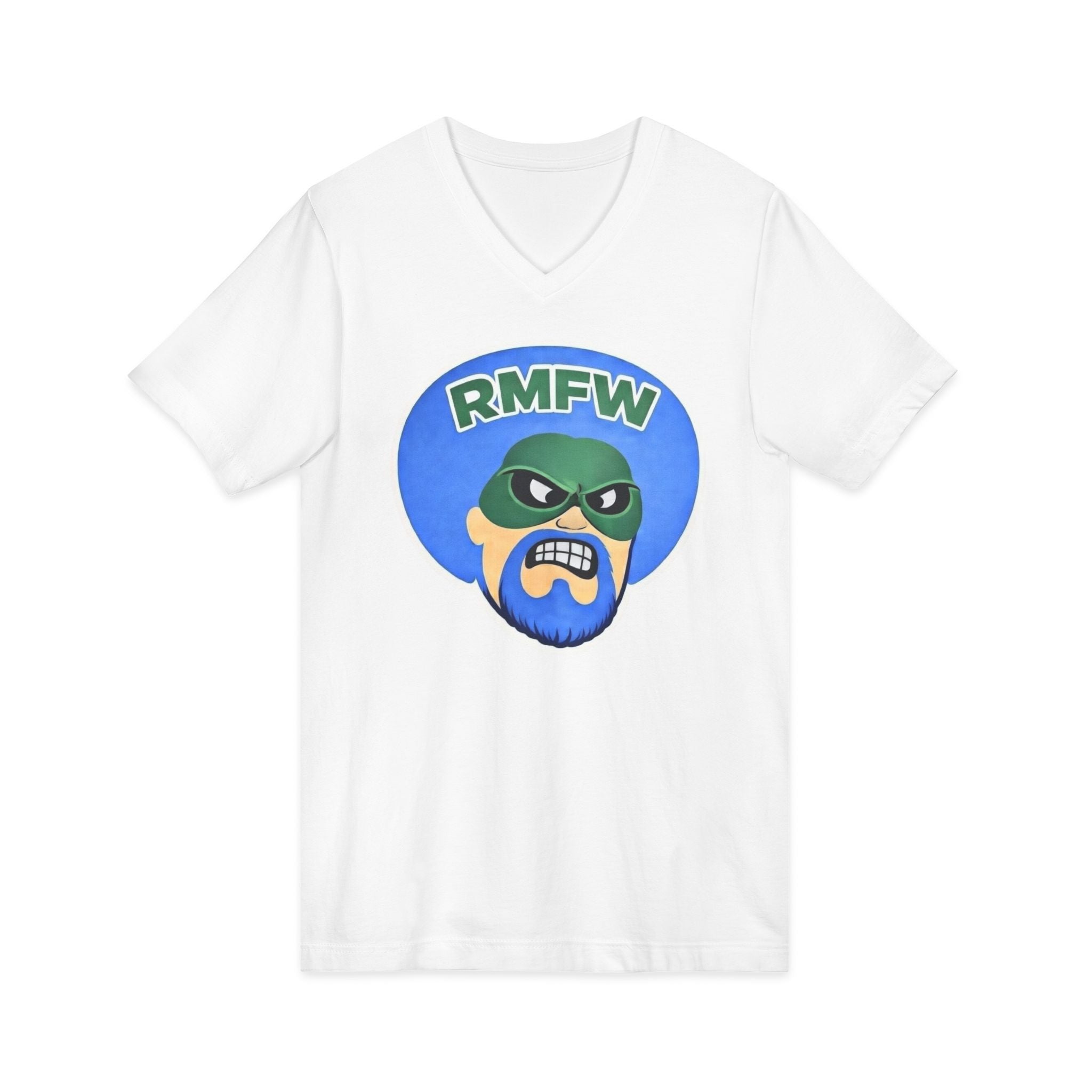 Womens RMFW Angry V-Neck Tee