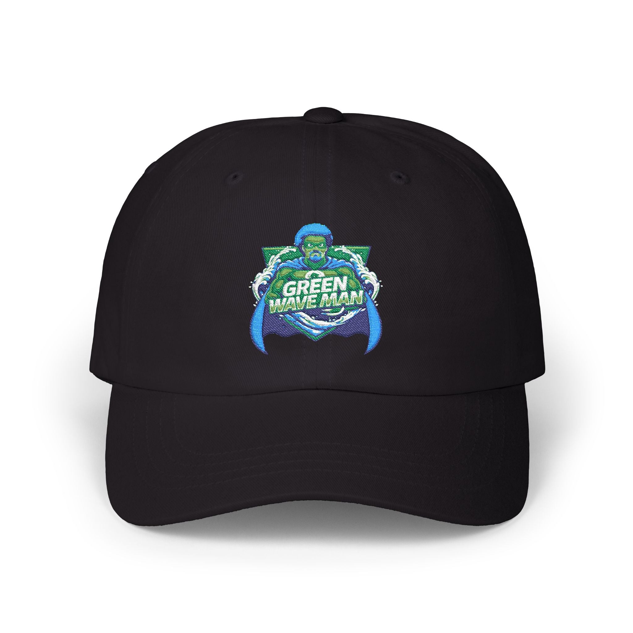 Green Wave Man Hat (New logo)