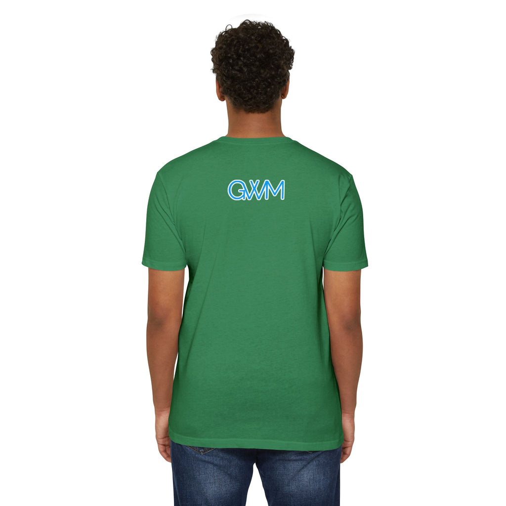 Green Wave Man T shirt Original logo