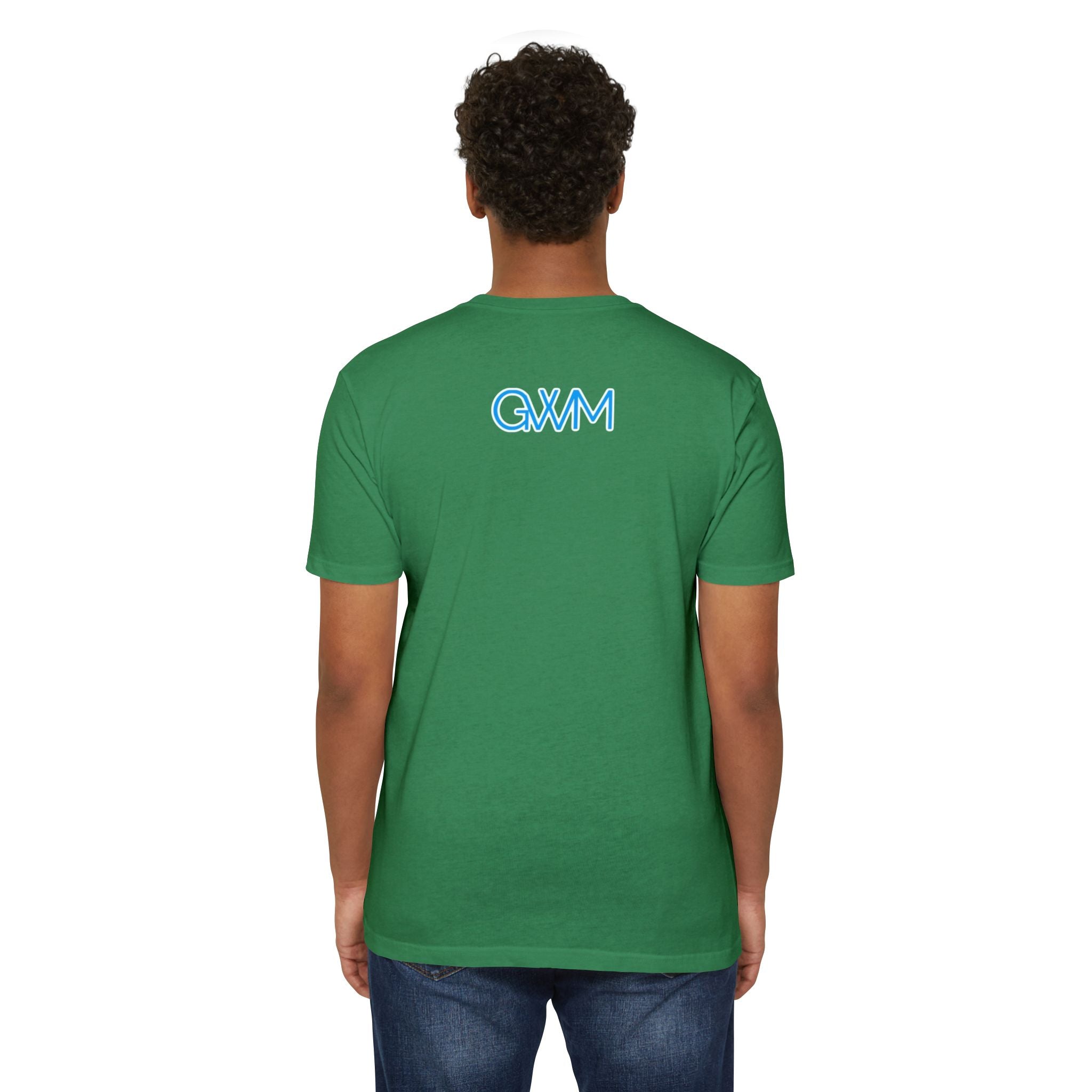 Green Wave Man T shirt Original logo