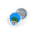 Green Wave Man pins