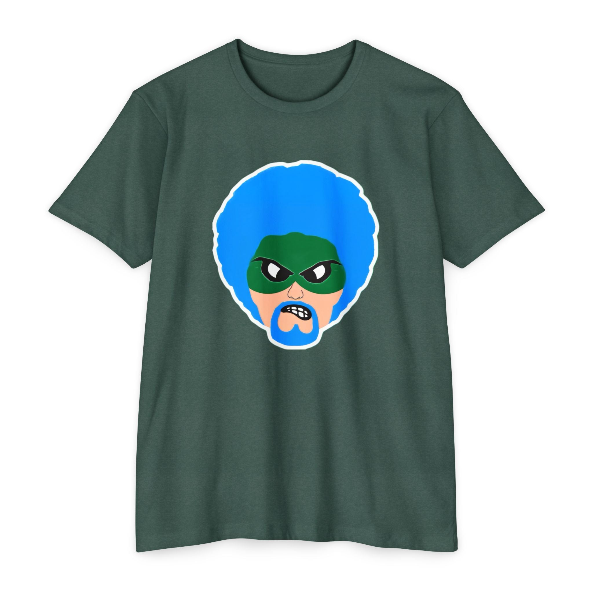Green Wave Man T shirt Original logo